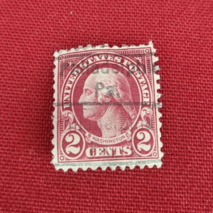 Rare 2 Cent Vintage George Washington Clearly Marked Philadelphia PA