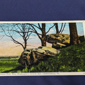 Meditation Rock Mary Washingtons Favorite Spot Fredericksburg Virginia Postcard