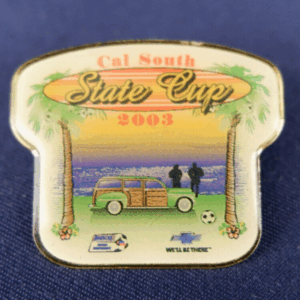Cal South Soccer Football State Cup Finals 2003 Lapel Chevrolet Sports Pin Int.