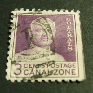 Vintage CANAL ZONE STAMP 1934 GENERAL GOETHALS