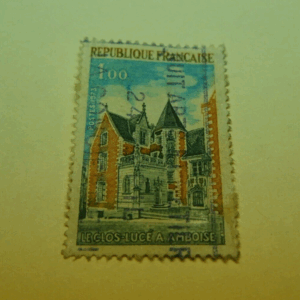 Republique Francaise 1973 1.00 Château du Clos Lucé Postage Stamp France