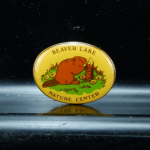 Beaver Lake Nature Center Pin - Vintage Enamel Collectible Pin