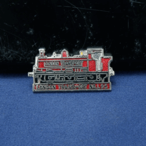 Vintage Red London Transport No.L95 Enamel Pin Train