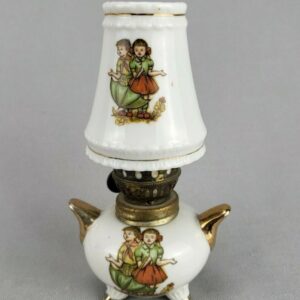 Vintage Price Imports (Japan) Ceramic Oil Lamp - Rare