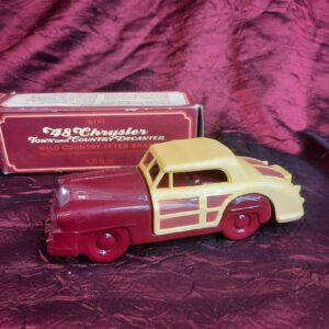 AVON FOR MEN Vintage After Shave Collectable Decanter- '48 Chrysler Town&Country