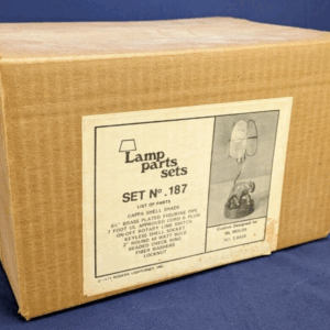 1975 BRASS Modern Lightcraft Lamp Part Set NO 187 For Table Lamp NIB Unopened