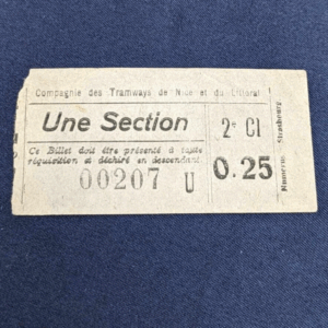 FRANCE FRENCH RAILROAD Compagnie des Tramways de Nice et du Littoral 1923 Paris