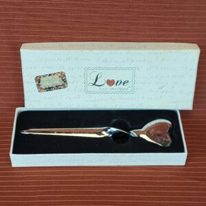 Kate Aspen Heart Envelope Mail Letter Opener Handheld Heart 6"