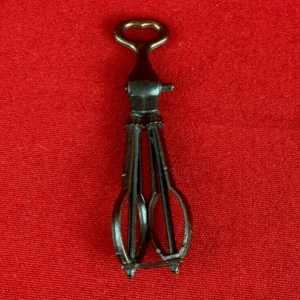Vintage Durham Industries Die Cast Metal Miniature Antique Hand Mixer