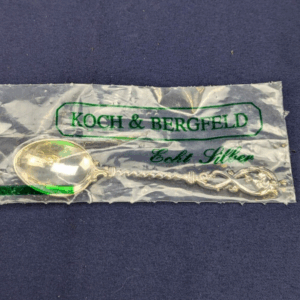 Koch and Berfeld Boht Silber .800 Sterling Silver Spoon Original Package