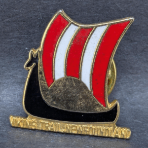 Viking Trail Newfoundland Canada Pin Enamel Nature Pins Hat Lapel