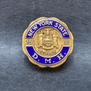 New York State D.M.H. DMH Pin Department of Mental Health 25 Years Service