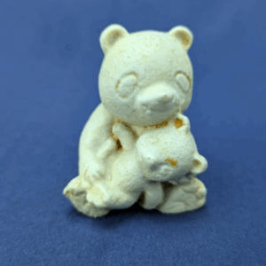 Vtg Soapstone Panda Bear Figurine - Made in Mexico - Teddy Bear - Hand Carved