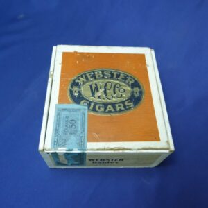 Vintage Webster Babies Cigar Box - Flor Fina with Stamp and Havana Artwork