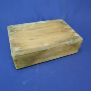 Handmade Wooden Rectangular Rustic Wooden Storage Box With Hinged Lid