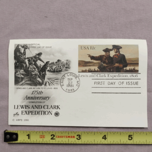 Artcraft 1981 US FDC #UX91 Saint Louis MO Lewis & Clark Expedition Postal Card