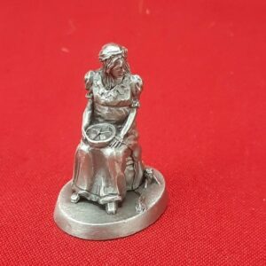 The Saturday Evening Post Pewter Figurine 1798-1807 FIRST SAMPLER FM 1982