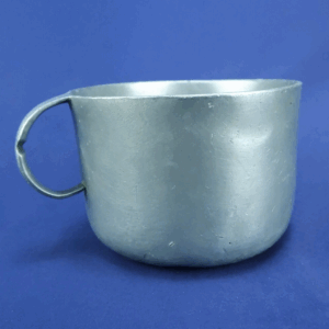 Vintage Antique Cast Aluminum Wagner Ware  Drinking Cup With Handle 1880-1900