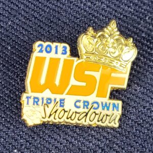 2013 WSF Triple Crown Showdown Lapel Hat Pin - Women's Sports Foundation