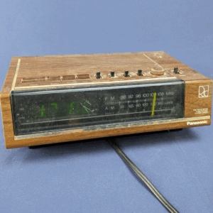 Vintage Panasonic MCM Model RC-6050 Alarm Clock Radio TESTED WORKS