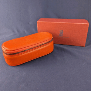 Vintage Orange Leather Sunglasses Holder - The Portman Ritz-Carlton, Shanghai