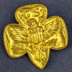 Gold Tone Girl Scouts Lapel Pin - Backpack Pin