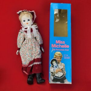 Heritage Mint Ltd. Miss Michelle 18 Inch Porcelain Doll Blonde Hair Blue Eyes