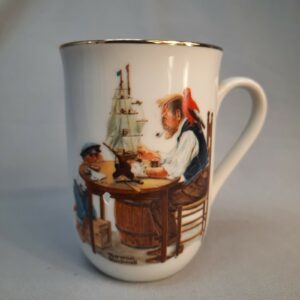 Norman Rockwell Museum For The Good Boy Coffee Mug Cup 1982