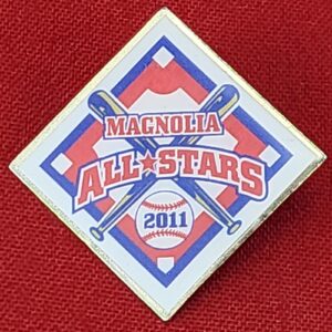 Magnolia All Stars Baseball Little League 2011 Lapel Hat Pin