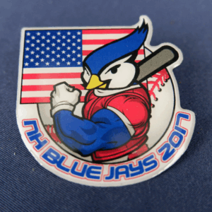 Cooperstown Baseball Pinback New Hampshire Blue Jays 2017 GHPins