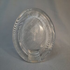 Mikasa Polished Portraits Crystal Oval Picture Frame  6.25” X 5”