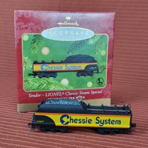 Hallmark Tender LIONEL Chessie System Steam Train Special Die Cast Ornament