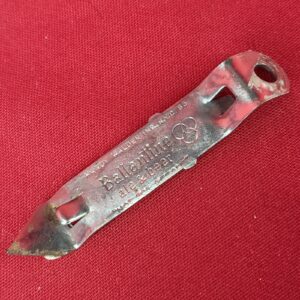 Vintage Bottle Can Opener Advertising Ale Ballantine Vaughan Beer 3 1/4"
