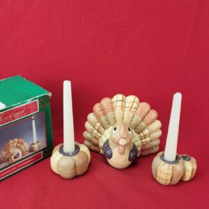House Of Lloyd Ceramic Thanksgiving Center Piece Set of 3