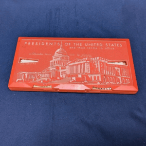 Vintage Presidents of The United Pencil Case by Sterling S.P. C No. 558