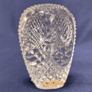 Rare Vintage Gimbels Lead Crystal Owl Figurine - Made in West Germany
