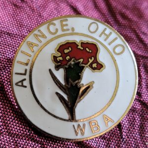 Vintage Alliance Ohio WBA Women's Bowling Lapel Hat Pin Brooch