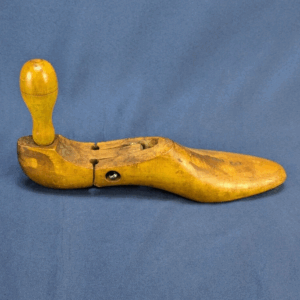 Antique Shoe Trees Stretchers Left Foot OAMCO Wood Handle Industrial