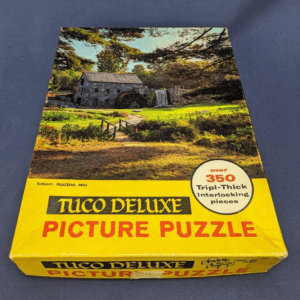 Vintage Tuco Interlocking Picture Puzzle #1300 Peaceful Mill