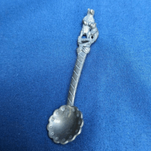 RARE 1979 Momma & Cub Vintage Silver Collectable Mini Spoon Made by Fort