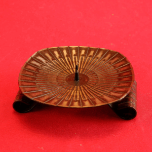 Single Candle Brass Candle Holder - Made in West Germany