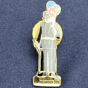 Vintage Circus Pinback Pin Aladdin Circus Daddy 2001