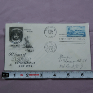 First Day Of Issue “50 Years Of Arctic Exploration" April 6, 1959 Robert E Peary