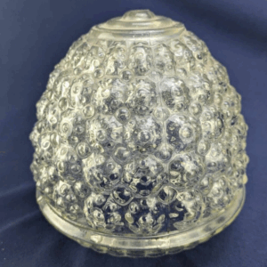 Vintage Replacement Unique Clear Bubble Pattern Glass Dome Light Globe
