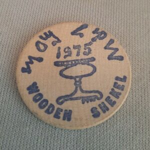 Greater New York Coin Convention -1975 -Sheraton Hotel - Shekel, Wooden Nickel
