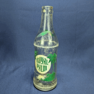 Vintage 1952 Royal Palm Soda Bottle - Coca Cola Bottling Co. Utica New York