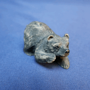Figurine Bear Vintage For Decor Wild Animal Home Resin Brown Miniature Painted