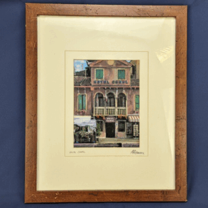 Hotel Canal - Martin Roberts Signed Art Print 18" X 22"