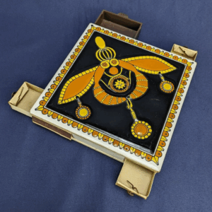 Hand Painted in Greece Knossos Ltd Katsidoniotis Bross Custom Box with Drawers