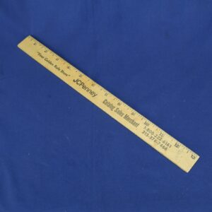 Vintage JCPenney Promotional Wooden Ruler - Catalog Sales Merchant - 13" Inch